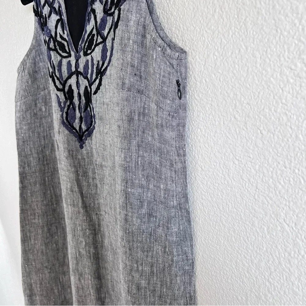Roberta Roller Rabbit Linen V-Neck Mini Dress - Picture 7 of 11